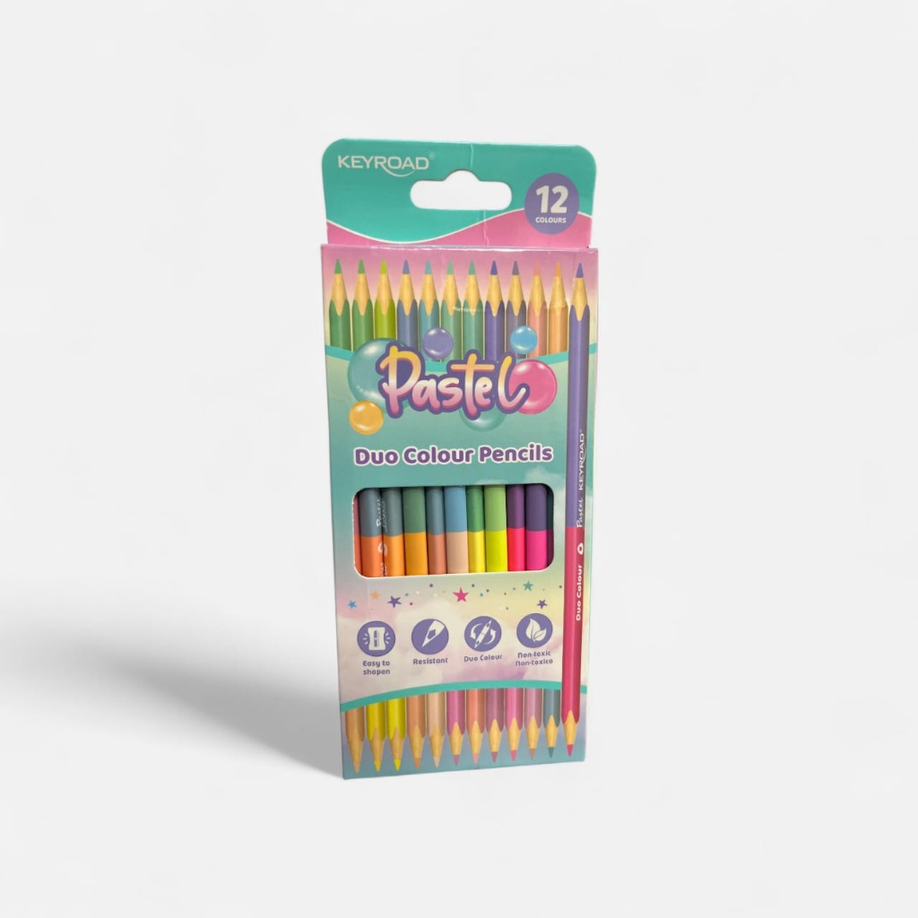 KEYROADLAP.BICOLORES x12u.LARGOS PASTEL 